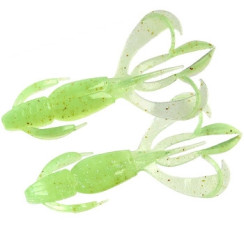 Keitech Crazy Flapper Silicone 4.4" (6 pcs/pack) ts:ea#19 electric chart shad