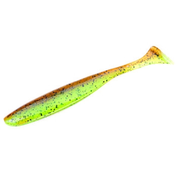 Keitech Easy Shiner 5" Silicone (5 pcs/pack) c:401 greenpumpkinpp.chart
