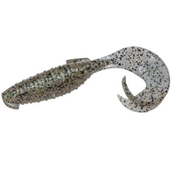 Keitech Flapper Grub Silicone 4" (7 pcs/pack) Color: 320 Silver Shade