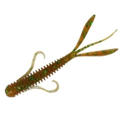 Силікон Keitech Hog Impact 4" (8 шт/упак) ц: ea#02 peach green flk.