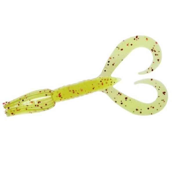 Silicone Keitech Little Spider 2" (8 pcs/pack) c:pal#01 chartreuseredflake