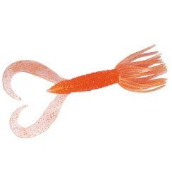 Keitech Little Spider 3" Silicone (8 pcs/pack) color: ea#06 orange flash