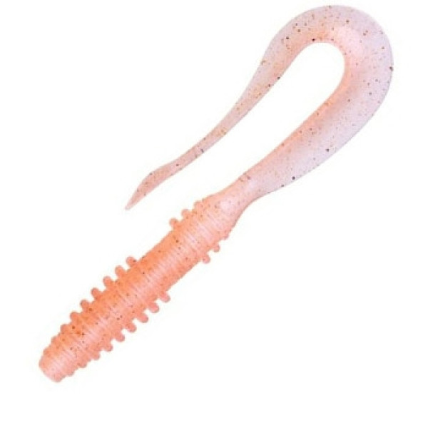 Keitech Mad Wag Mini 2.5" Silicone (12 pcs/pack) color: 011 natural pink