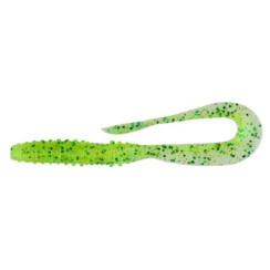 Keitech Mad Wag Mini 2.5" Silicone (12 pcs/pack) 424 Lime Chartreuse
