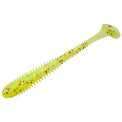 Silicone Keitech Swing Impact 3" (10 pcs/pack) c:pal#01 chartreusedflake