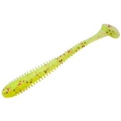 Силикон Keitech Swing Impact 3.5" (8 шт/упак) ц:pal#01 chartreuseredflake