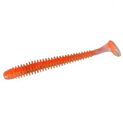 Keitech Swing Impact Silicone 4.5" (6 pcs/pack) color: ea#06 orange flash