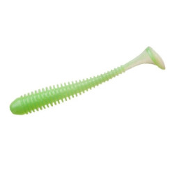 Keitech Swing Impact 4.5" Silicone (6 pcs/pack) ts:ea#11 limechartreuseglow