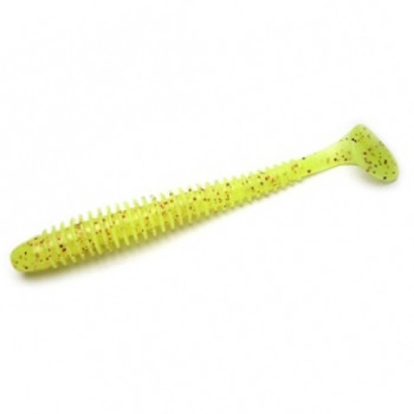 Силикон Keitech Swing Impact 4.5" (6 шт/упак) ц:pal#01 chartreuseredflake