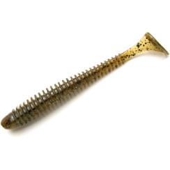 Силікон Keitech Swing Impact 4" (8 шт/упак) ц:101 green pumpkin pp.