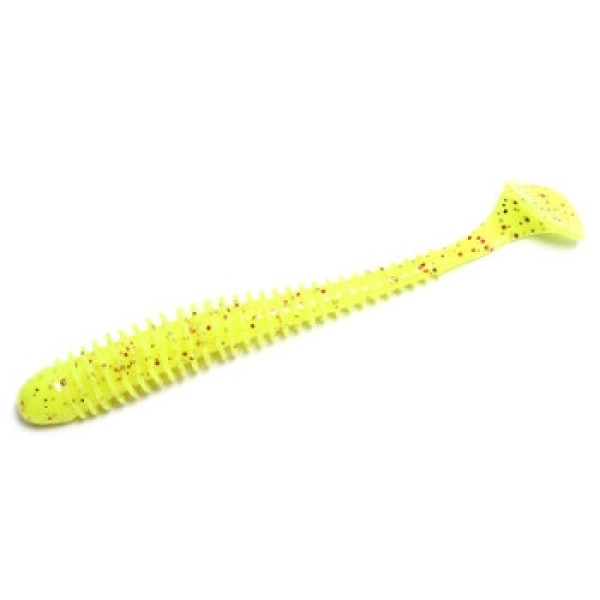 Силикон Keitech Swing Impact 4" (8 шт/упак) ц:pal#01 chartreuseredflake