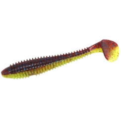 Силікон Keitech Swing Impact FAT 3.3" (7 шт/упак) ц: ea#15 grape chart red flk