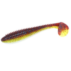Силікон Keitech Swing Impact FAT 3.8" (6 шт/упак) ц: ea#15 grape chart red flk