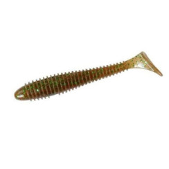 Силікон Keitech Swing Impact FAT 3.8" (6 шт/упак) ц: ea#02 peach green flk.