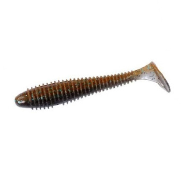 Силікон Keitech Swing Impact FAT 3.8" (6 шт/упак) ц:405 smoke cinnamon
