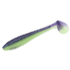 Силікон Keitech Swing Impact FAT 3.8" (6 шт/упак) ц: pal#06 violet lime berry
