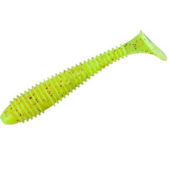 Силікон Keitech Swing Impact FAT 3.8" (6 шт/упак) ц: pal#01 chartreuseredflake