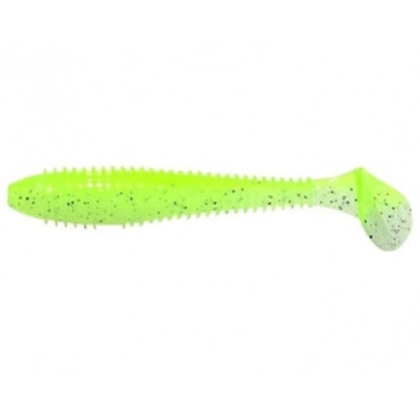Silicone Keitech Swing Impact FAT 6.8" (3 pcs/pack) c: 484 chartreuse shad