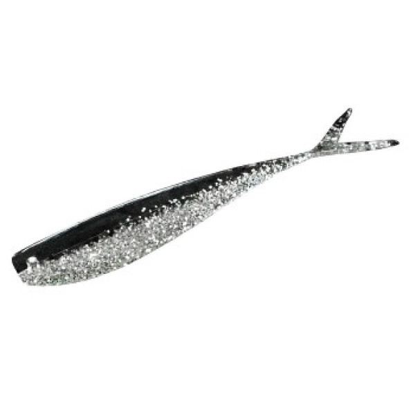 Силікон Lunker City Fat Fin-S Fish 3.5" #033 Silver Pepper Shiner 10шт.