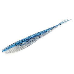Silicone Lunker City Fin-S Fish 3/BG 10" #25 Blue Ice