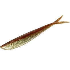Silicone Lunker City Fin-S Fish 3/BG 10" #163 ROOTBEER SHINER