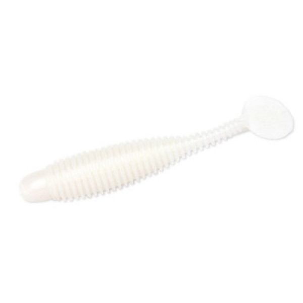 Силикон Lunker City Grubster 10/BG 2" #068 White Satin