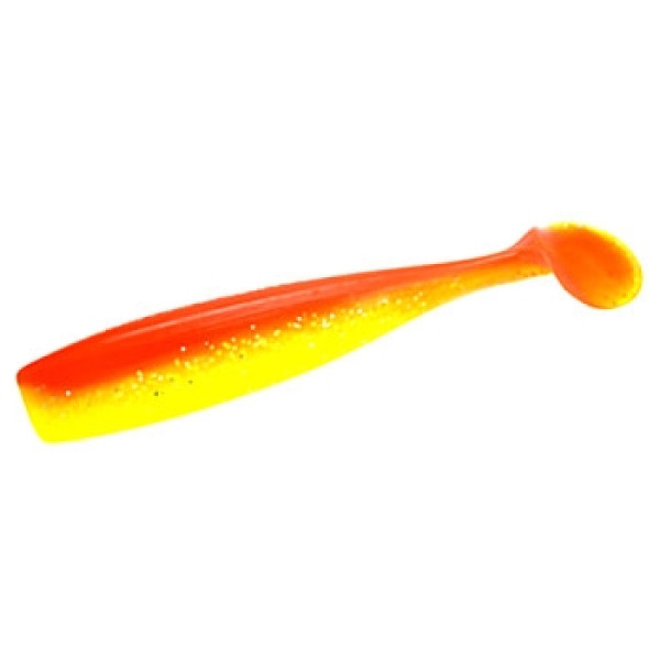 Silicone Lunker City Shaker 4/BG 7" #143 Atomic Chicken
