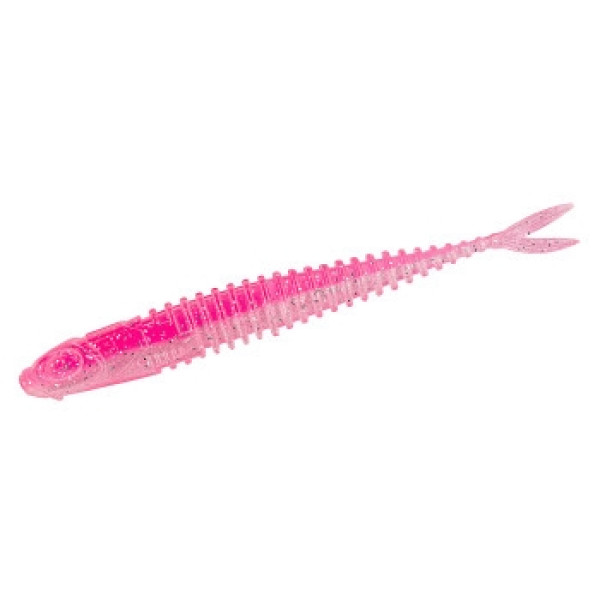 Silicone Northland Fishing Tackle Eye-Candy Minnow 4" 5pc #Pink Silver