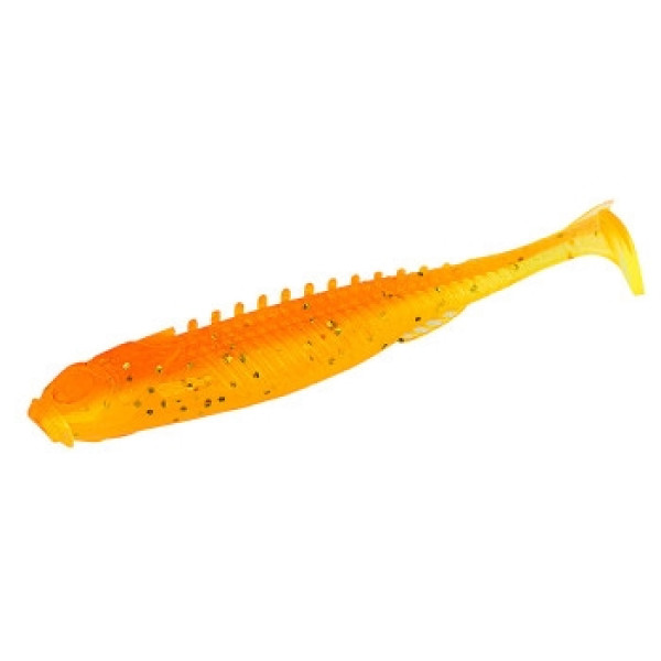Silicone Northland Fishing Tackle Eye-Candy Paddle Shad 3.5" 5pc #Sunrise