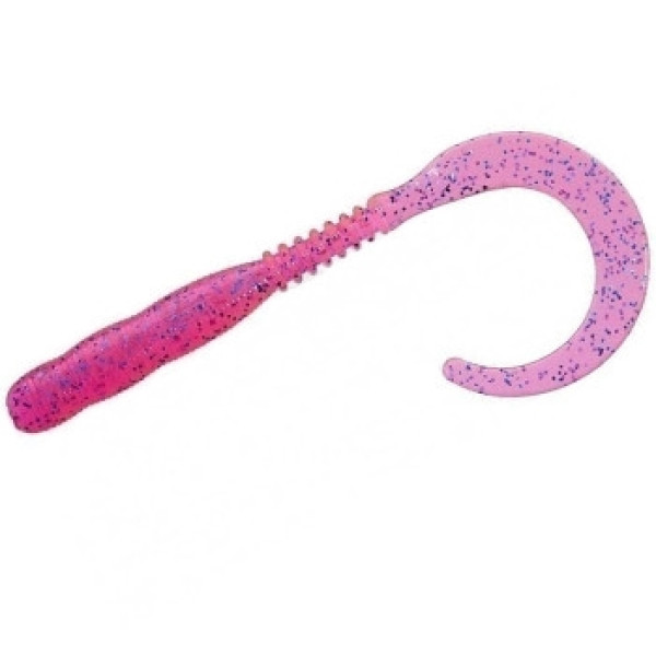 Silicone Reins Curly Curly 443 Pink Sardine (15 pcs/pack)