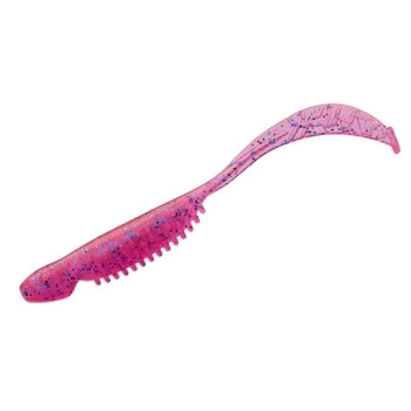 Silicone Reins Curly Shad 3.5" 443 Pink Sardine (14 pcs/pack)