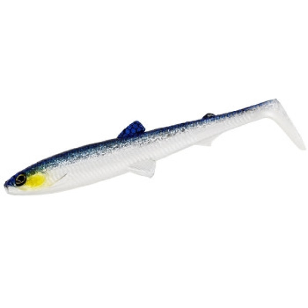 Westin BullTeez Shadtail Box Silicone 9.5cm 7g #BlueHeadlight