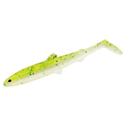 Silicone Westin BullTeez Shadtail Box 9.5cm 7g #Sparkling Chartreuse