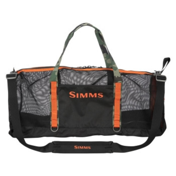 Simms Challenger Mesh Duffel Black 60L