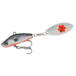 Тейл-спінер Savage Gear 3D Sticklebait Tailspin 65mm 9.0g Black Red