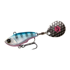 Тейл-спиннер Savage Gear Fat Tail Spin 55mm 9.0g Blue Silver Pink