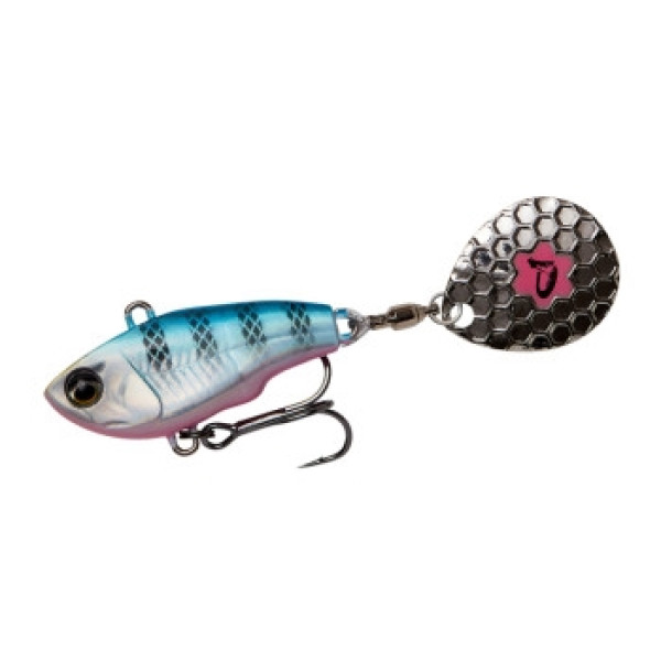 Тейл-спиннер Savage Gear Fat Tail Spin 55mm 9.0g Blue Silver Pink