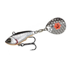 Тейл-спиннер Savage Gear Fat Tail Spin 65mm 16.0g Dirty Silver