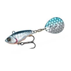 Тейл-спиннер Savage Gear Fat Tail Spin 65mm 16.0g Blue Silver