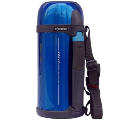 Термос ZOJIRUSHI SF-CС15AН 1.5 л (складная ручка+ремешок) ц:синий