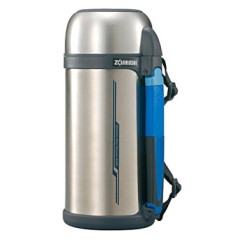 Термос ZOJIRUSHI SF-CС15XA 1.5 л (складная ручка+ремешок) ц:стальной