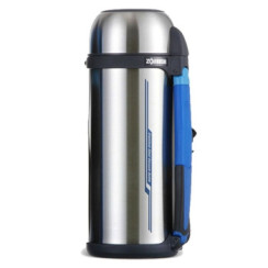 Термос ZOJIRUSHI SF-CС18XA 1.8 л (складная ручка+ремешок) ц:стальной