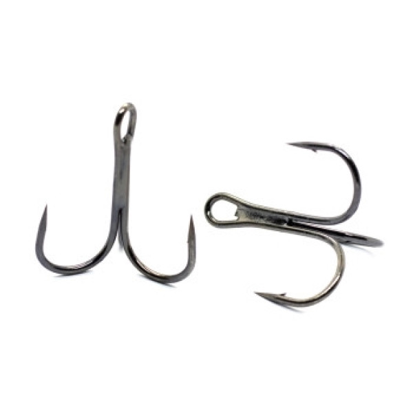 Fladen Maxximus Black Nickel Treble Hooks 3/0 (2 pcs)