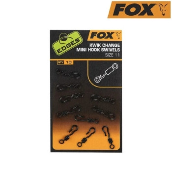 Вертлюг быстросьемный Fox Kwik Change Mini Hook Swivel