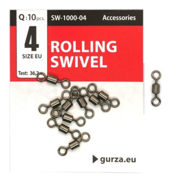 Вертлюг Gurza Rolling Swivel BN #4 10pc