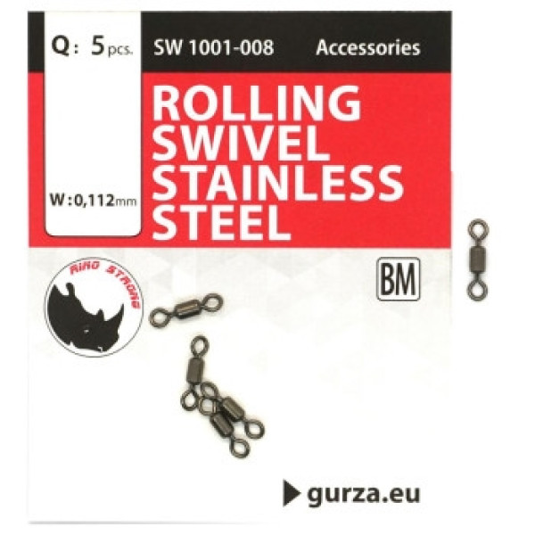 Вертлюг Gurza Rolling Swivel Stainless Steel BN #3 5pc