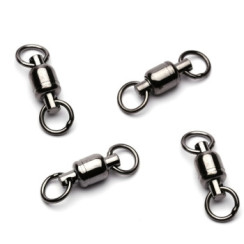 Вертлюжок Black Cat 22mm X-Strong Ball Bearing Swivel 4 black nickel 4pcs