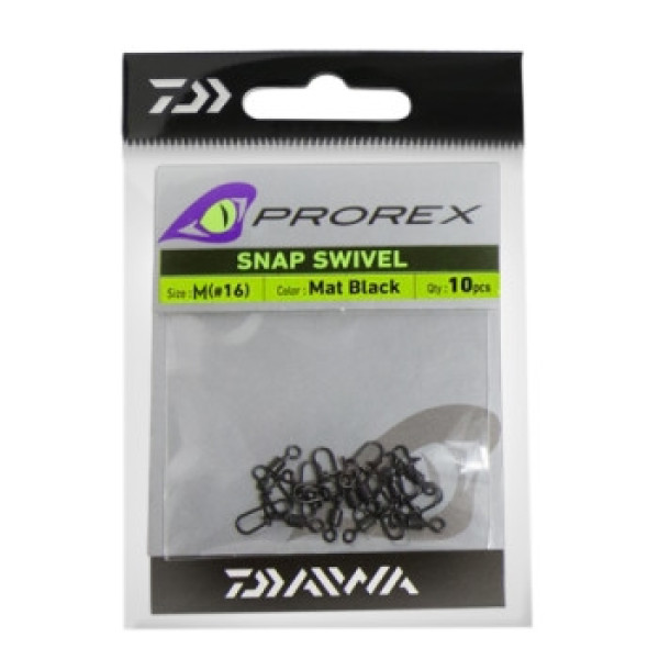Вертлюжок із застібкою Daiwa Prorex Snap Swivel M
