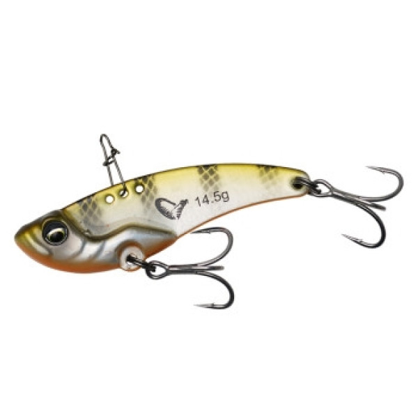 Цикада Savage Gear Vib Blade 55мм 14.5g Olive Silver Stripes