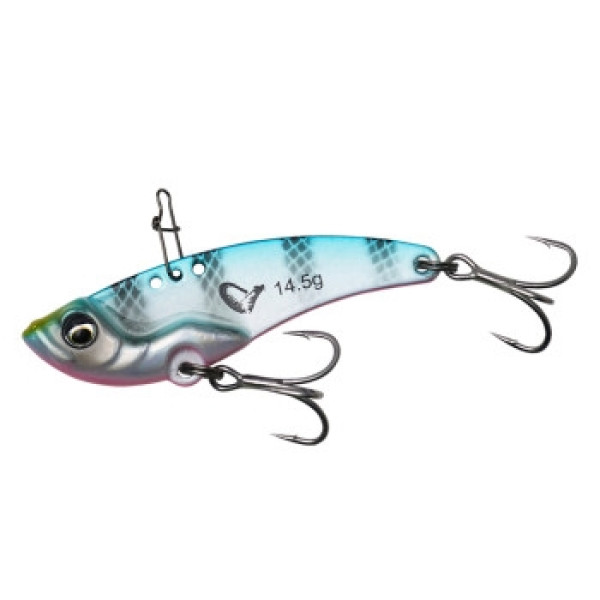 Cicada Savage Gear Vib Blade 55mm 14.5g Blue Pink Stripes